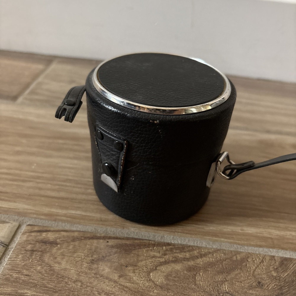 Vintage Leather? Wide Angle Hard lens Case with strap ?broken Strap
